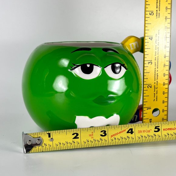 Mars Green M M Oversized Coffee Cup Mug Ceramic Replacement Galerie Souvenir 3D - Picture 10 of 11